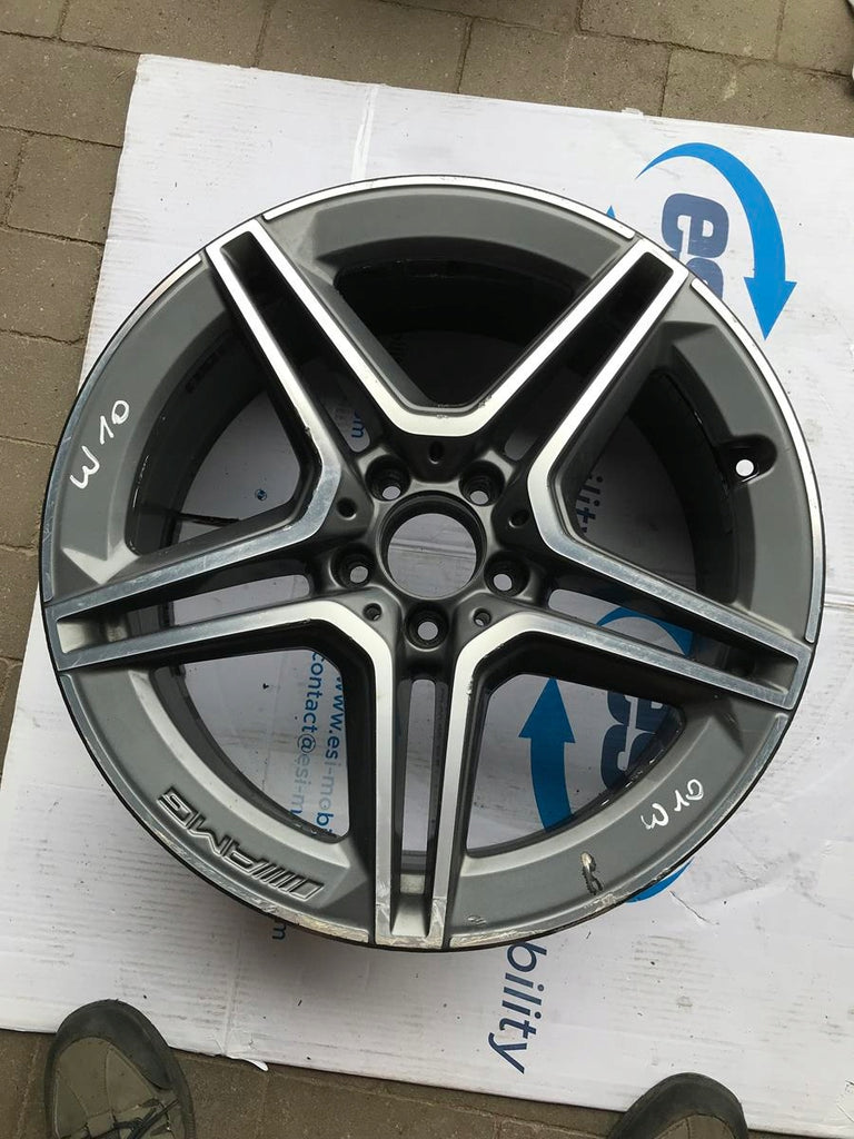 1x Alufelge 19 Zoll 8.0" 5x112 38ET Glanz A2534015300 Mercedes-Benz Glc Amg