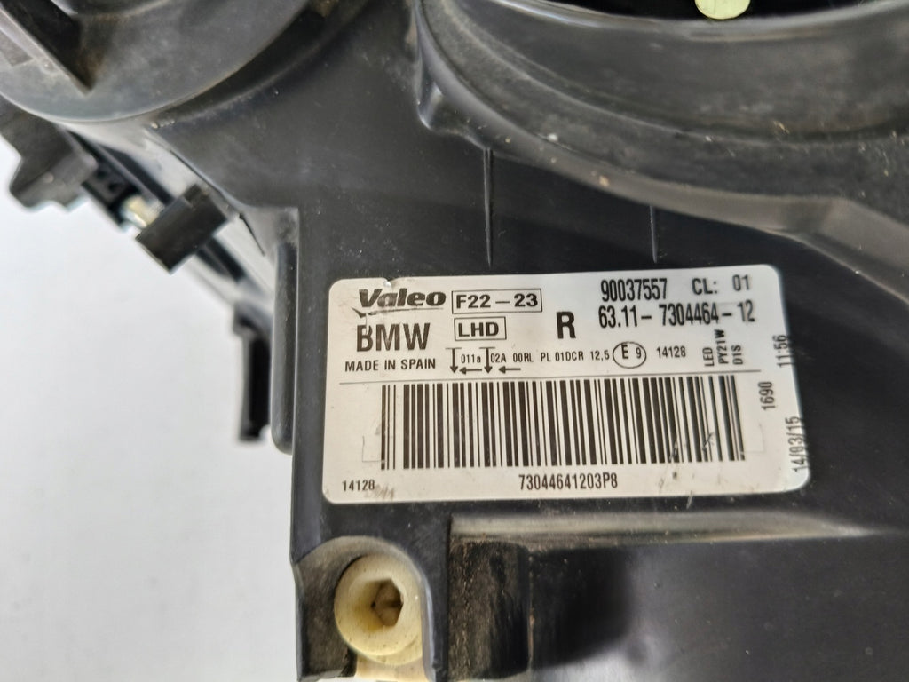 Frontscheinwerfer BMW 2 Coupe F22 F23 7304464-12 LED Rechts Headlight SCH4025646995rb