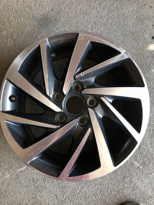 1x Alufelge 16 Zoll 6.5" 5x112 46ET VW Rim Wheel FEL9702712874mh