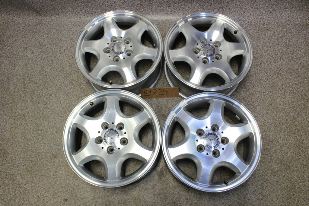 4x Alufelge 16 Zoll 7.0" 5x112 37ET Glanz Silber A1704011102 Mercedes-Benz Slk FEL9100786246mu