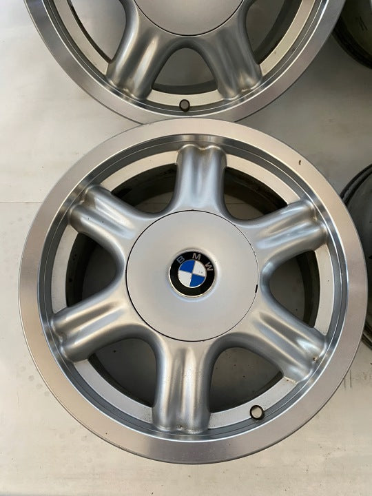 4x Alufelge 15 Zoll 7.5" 5x120 Schwarz BMW E36 Rim Wheel FEL2879123752sa