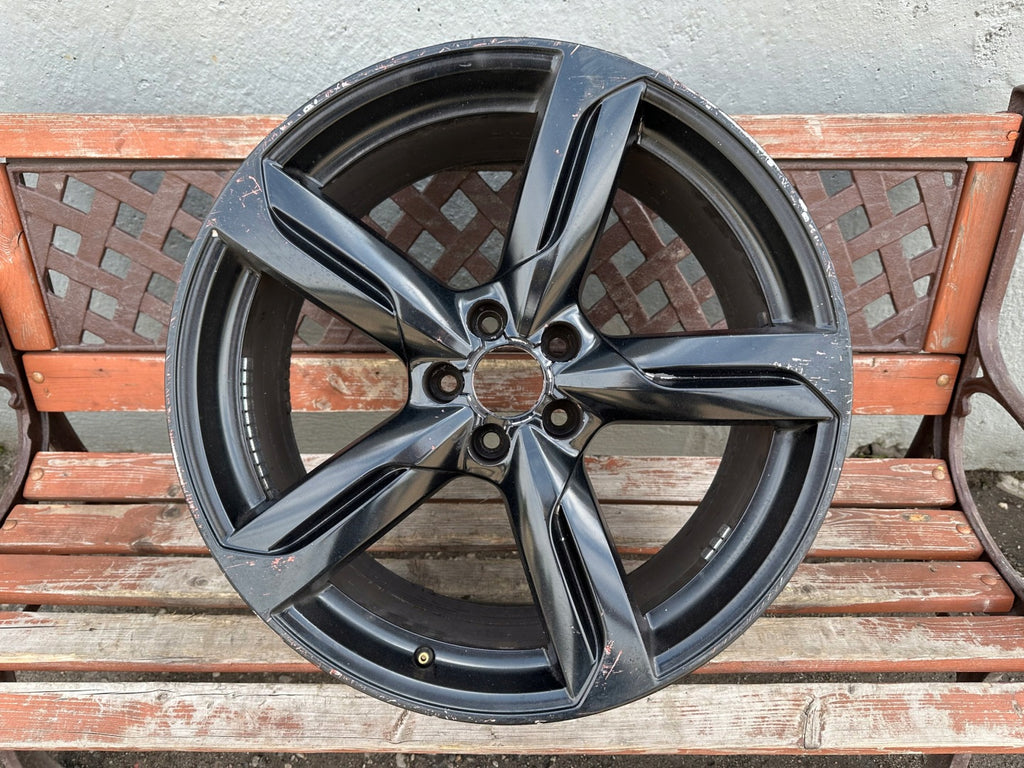 1x Alufelge 20 Zoll 8.5" 5x112 33ET Matt Schwarz 8R0601025D Audi Q5 Rim Wheel FEL2403906940gp