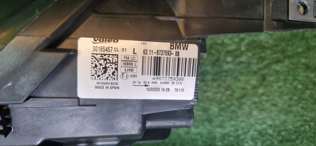 Frontscheinwerfer BMW Mini F56 90165457 Links Scheinwerfer Headlight SCH4728285167sd