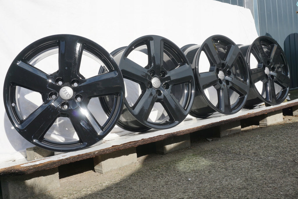 4x Alufelge 18 Zoll 8.0" 5x112 43ET Glanz Silber 8E0601025 Audi Rim Wheel FEL1032651336bi