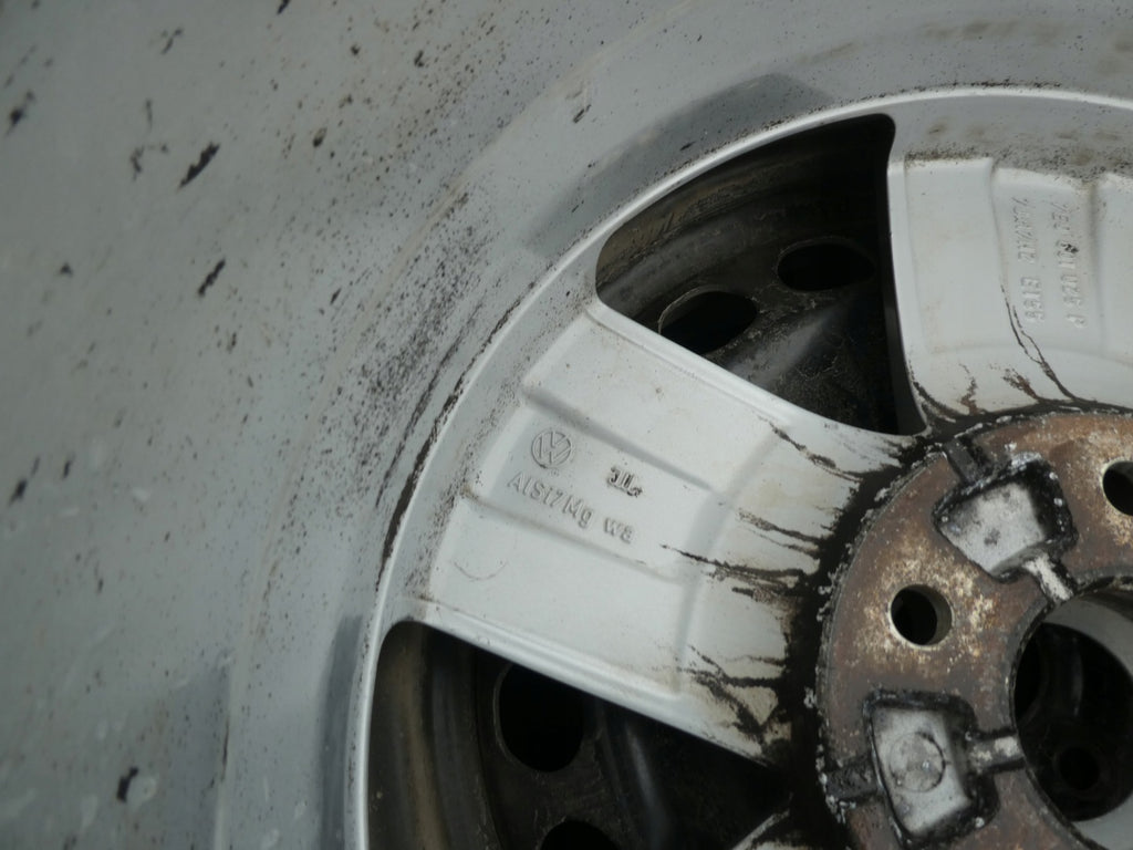 1x Alufelge 17 Zoll 6.5" 5x120 55ET 7E0601025P VW Transporter Rim Wheel FEL3124394717lo