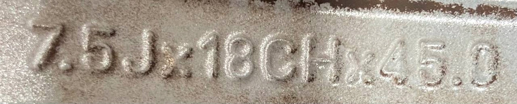 1x Alufelge 18 Zoll 7.5" 5x108 HK831007AA Jaguar Rim Wheel FEL8782241096yh