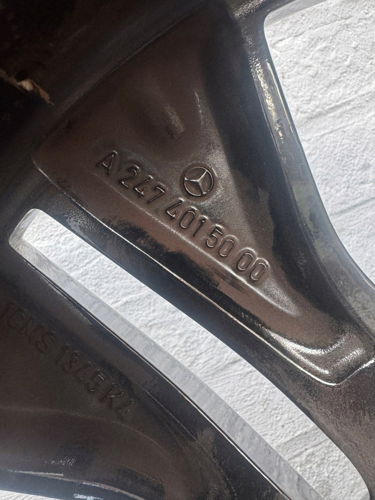 1x Alufelge 18 Zoll 7.5" 5x112 53ET Glanz Schwarz A2474015000 Mercedes-Benz FEL7065644308po