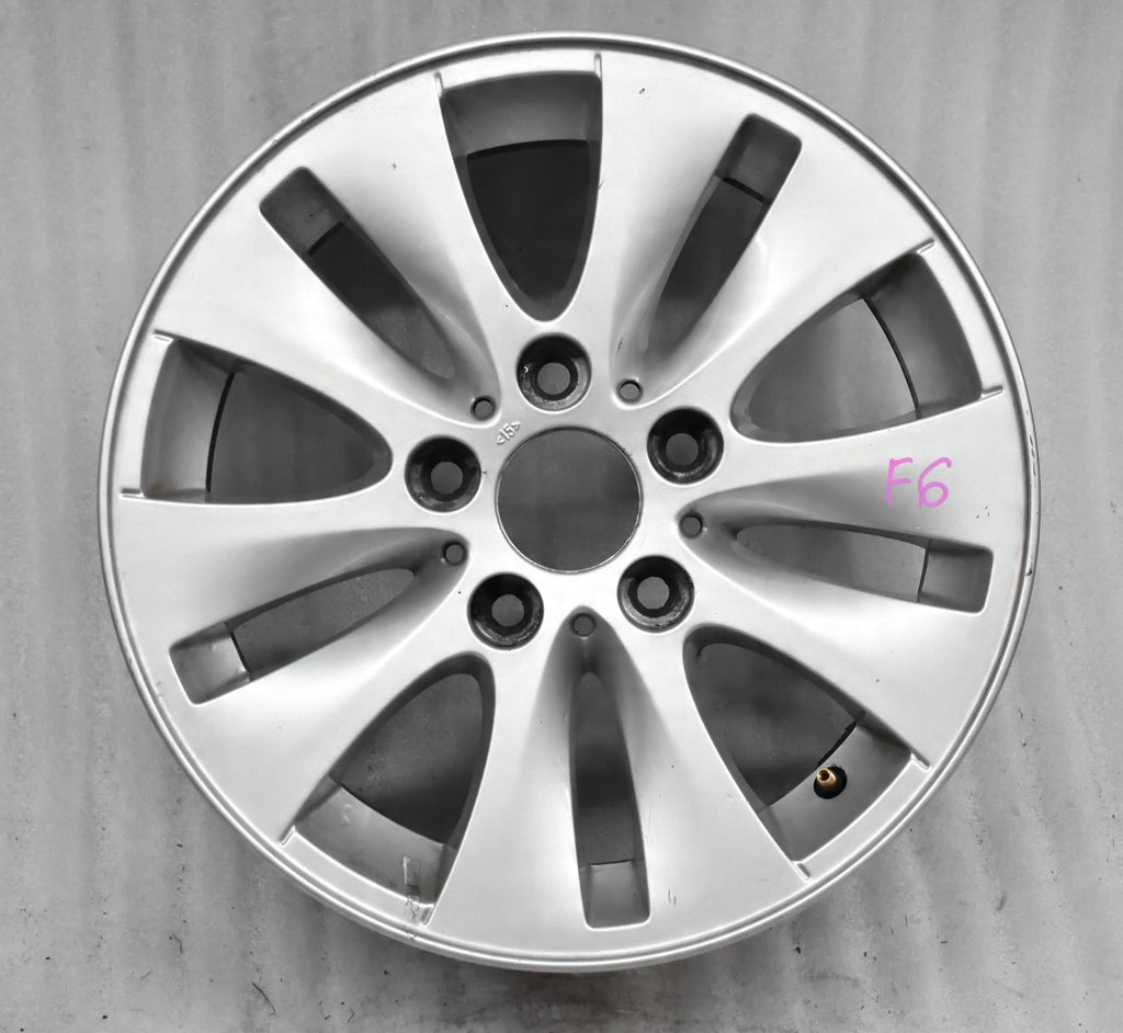 1x Alufelge 16 Zoll 6.5" 5x120 42ET Glanz Silber 6779786 BMW 1 E88 E81 E82 E87