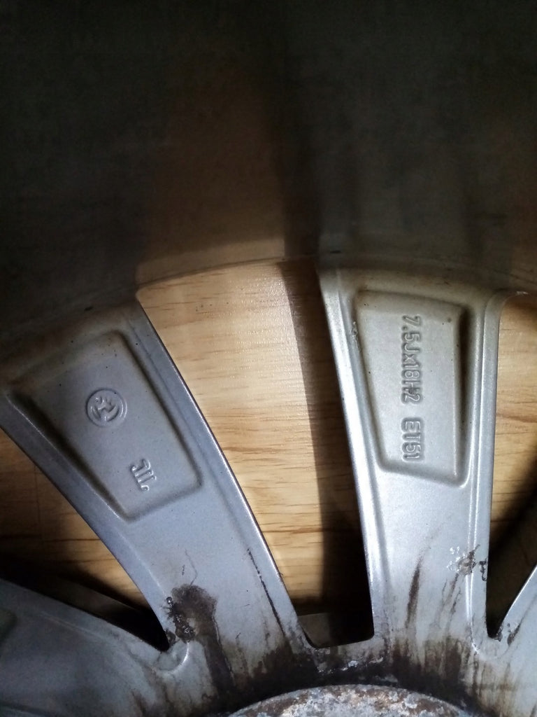 1x Alufelge 18 Zoll 7.5" 5x112 51ET Glanz 5E0601025000 Skoda Rim Wheel