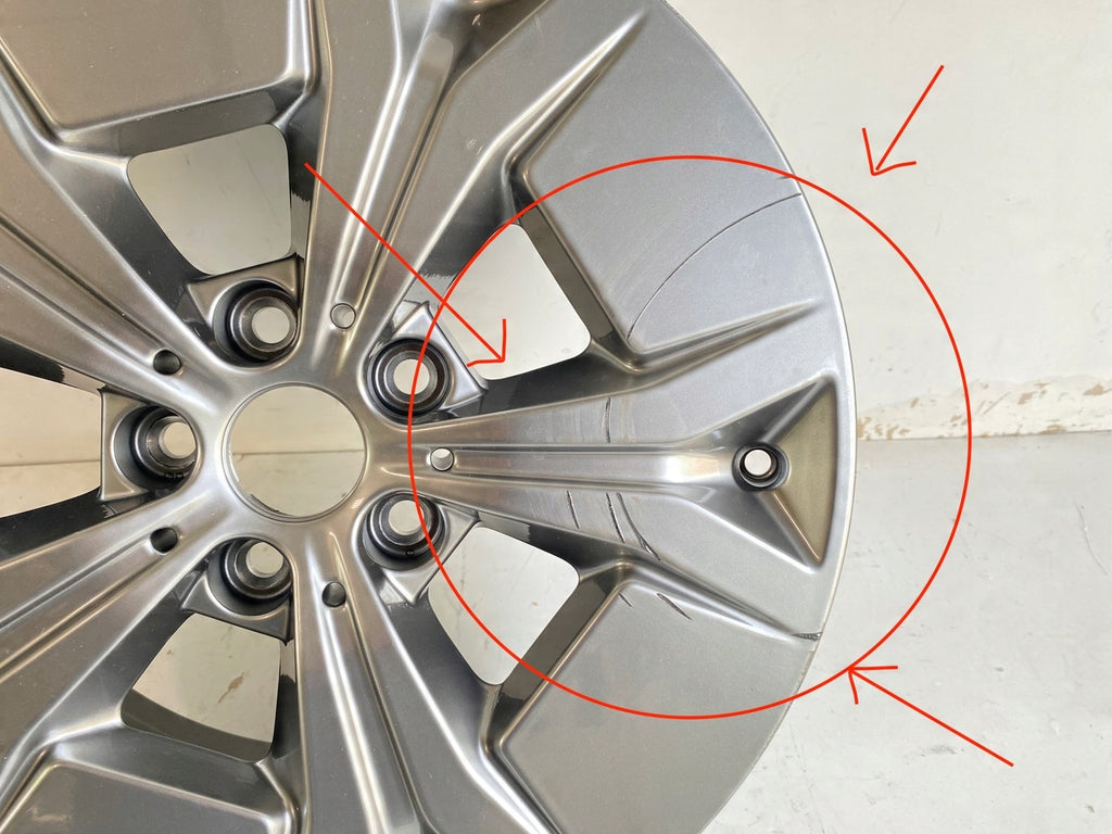 1x Alufelge 17 Zoll 7.5" 5x112 43ET Glanz Graphit 6898036 Mini Countryman