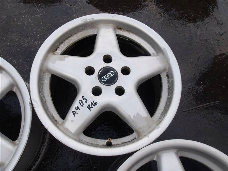 4x Alufelge 16 Zoll 7.5" 5x112 35ET Glanz Silber Audi A4 B5 Rim Wheel FEL5578453791by