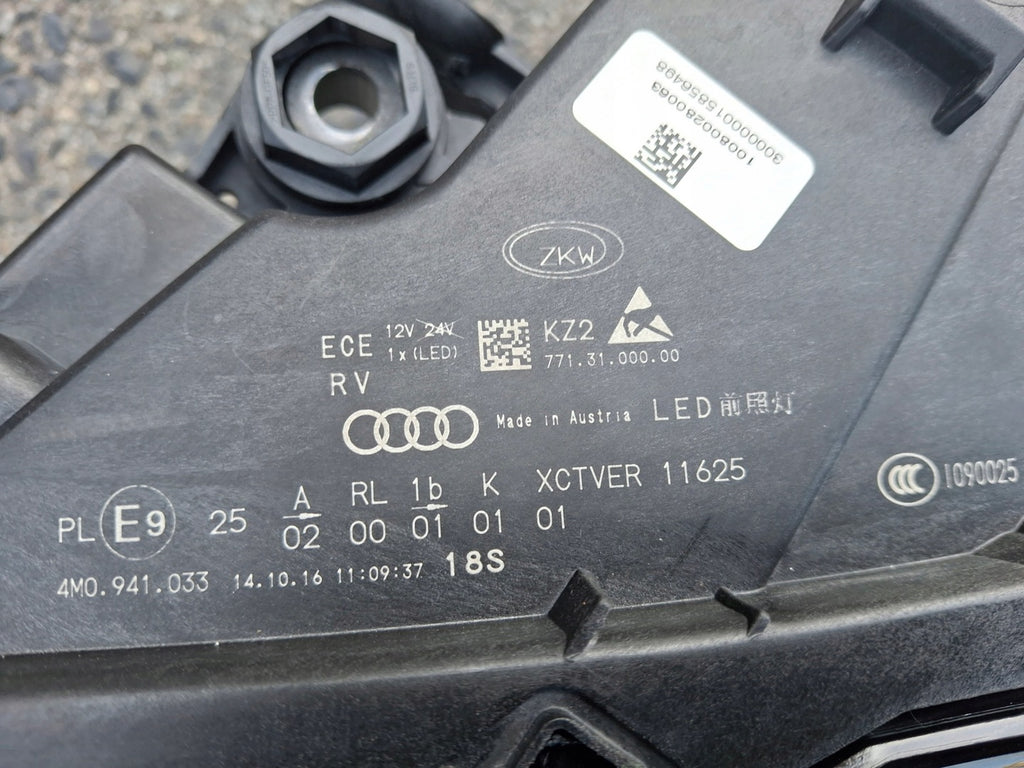 Frontscheinwerfer Audi Q7 4M0941033C LED Links Scheinwerfer Headlight SCH7276657416kd