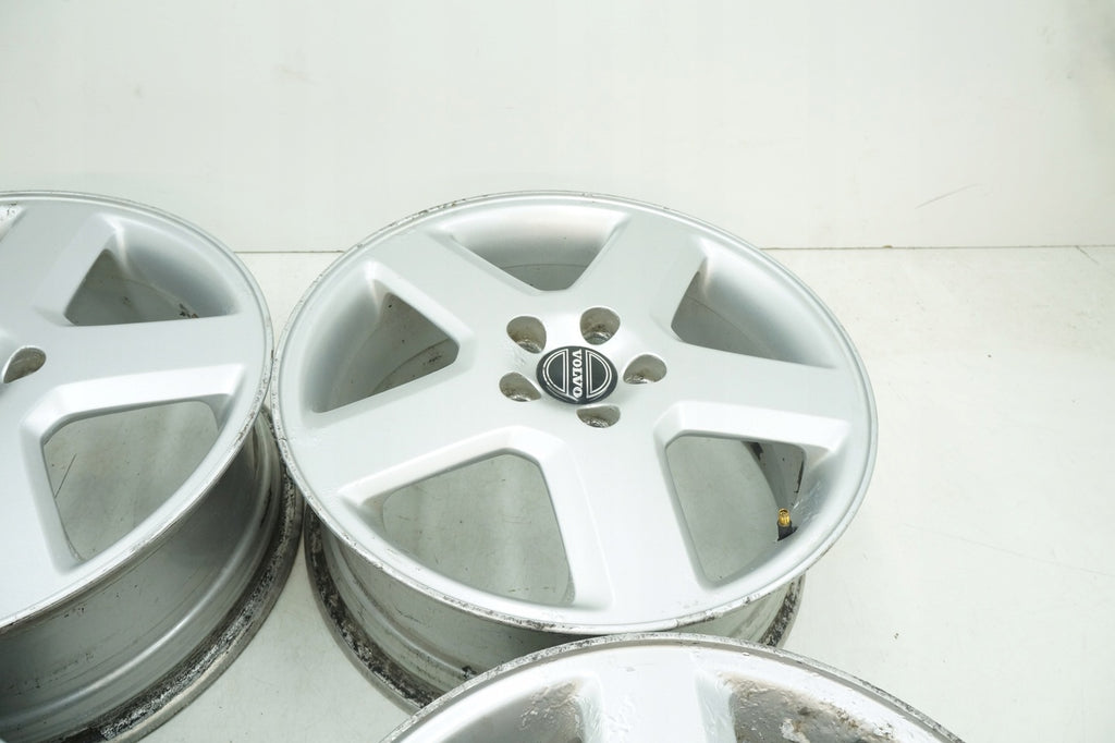 1x Alufelge 17 Zoll 7.0" 5x108 52 5ET Glanz Silber 30647089 Volvo S40 Ii