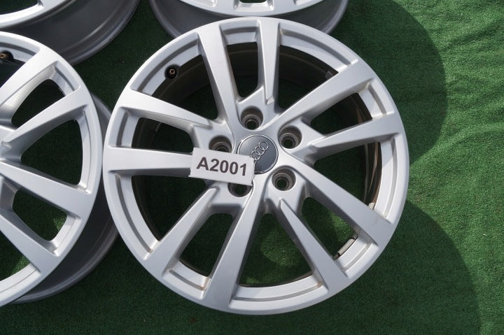 4x Alufelge 17 Zoll 6.0" 5x112 48ET Glanz Silber 8V0601025DH Audi A3 Rim Wheel FEL6678578242rc
