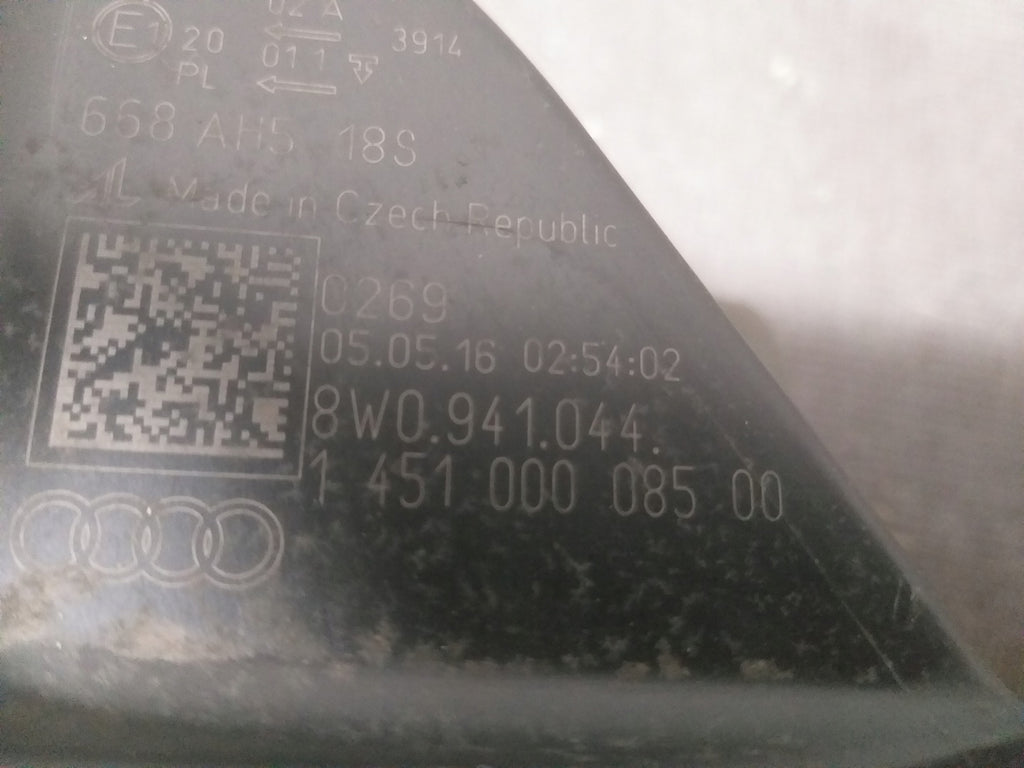 Frontscheinwerfer Audi A4 B9 8W0941044 Xenon Rechts Scheinwerfer Headlight