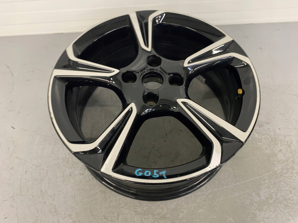 1x Alufelge 17 Zoll 7.0" 4x108 38ET Glanz Schwarz 39182183 Opel Corsa F FEL7756430098yv