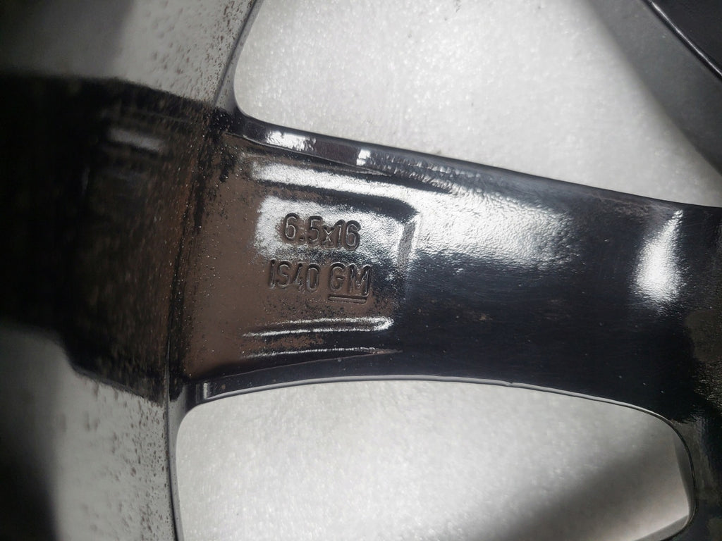 1x Alufelge 16 Zoll 6.5" 4x100 40ET Glanz Schwarz 13378580 Opel Corsa Rim Wheel FEL1275977757lv