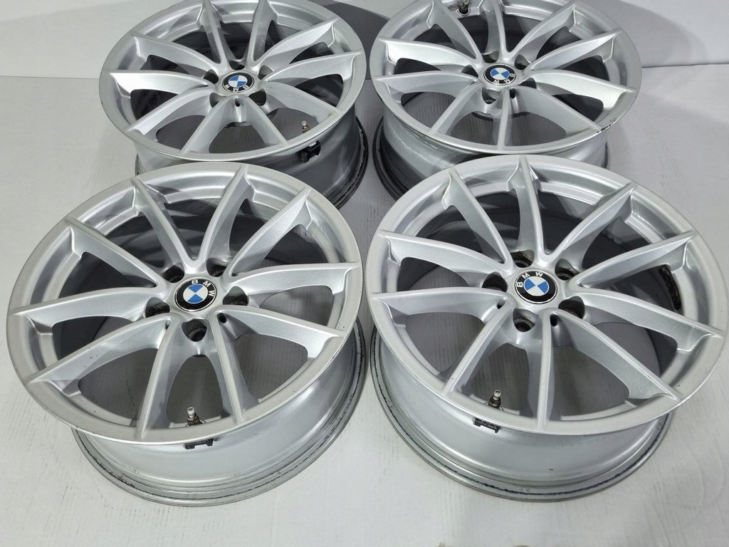 4x Alufelge 17 Zoll 7.5" 5x112 27ET Glanz Silber BMW Rim Wheel FEL6756263863iz