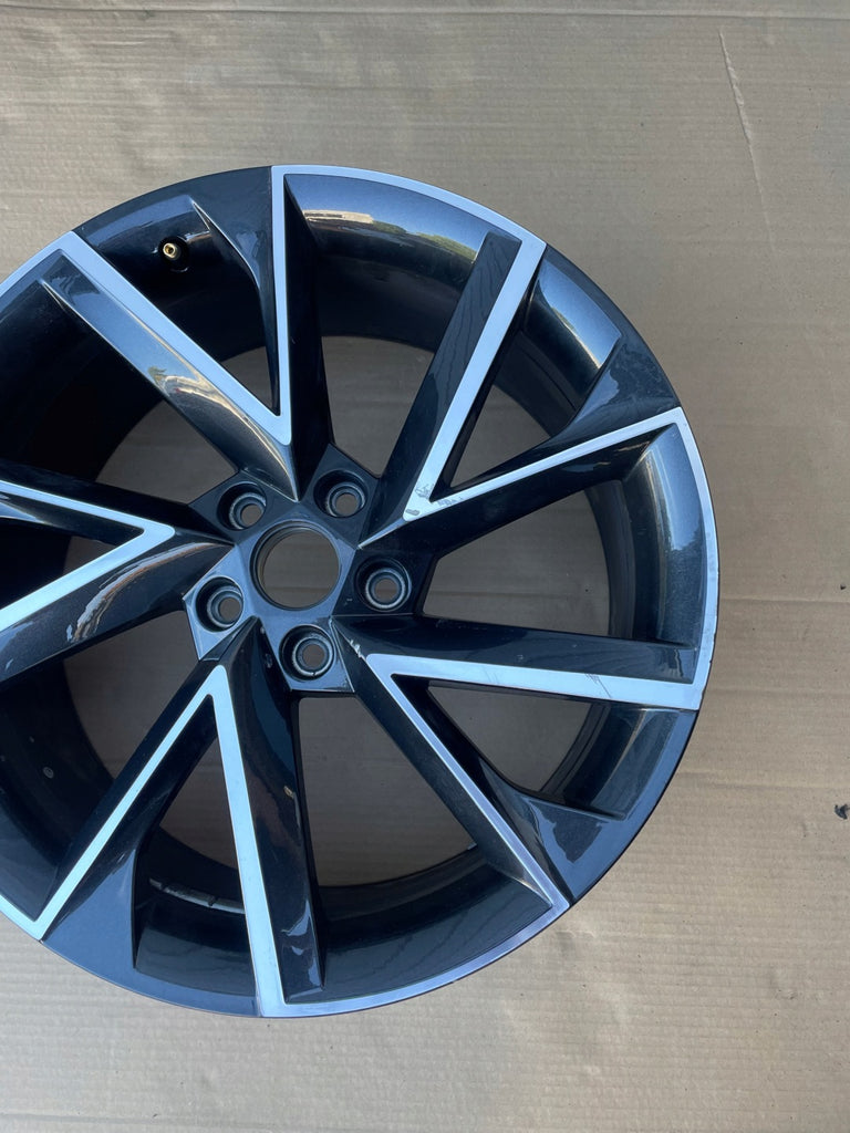 1x Alufelge 19 Zoll 8.0" 5x112 45ET Glanz Graphit 57A601025R Mg Karoq Rim Wheel FEL8712731102fi
