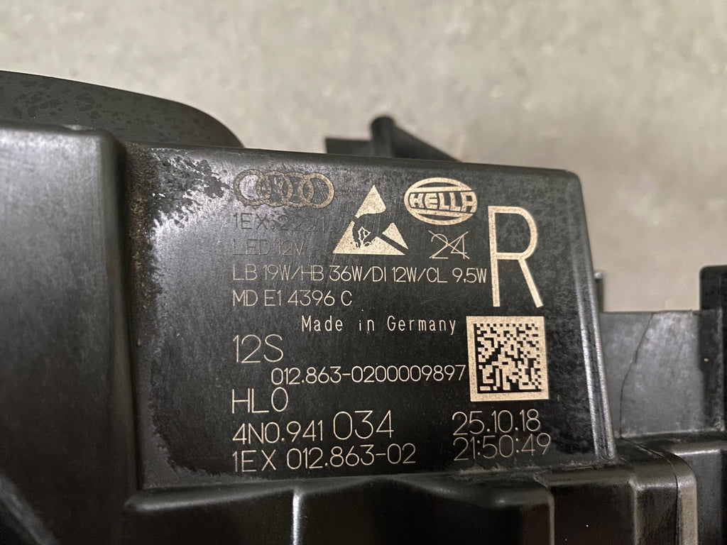 Frontscheinwerfer Audi A8 D5 4N0941034 LED Rechts Scheinwerfer Headlight
