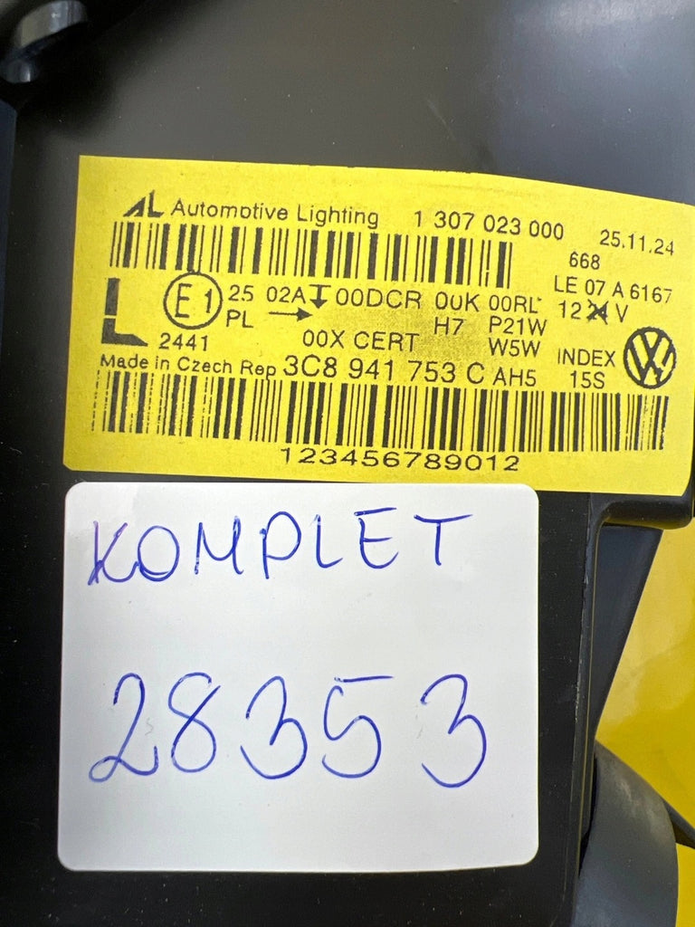 Frontscheinwerfer VW Passat Cc 3C8941754C 3C8941753C Xenon Ein Satz Headlight SCH7129785146tu