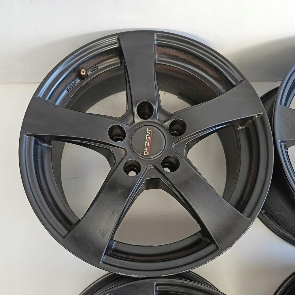 4x Alufelge 16 Zoll 7.5" 5x112 35ET Glanz Schwarz Audi I Rim Wheel FEL5800963417wf