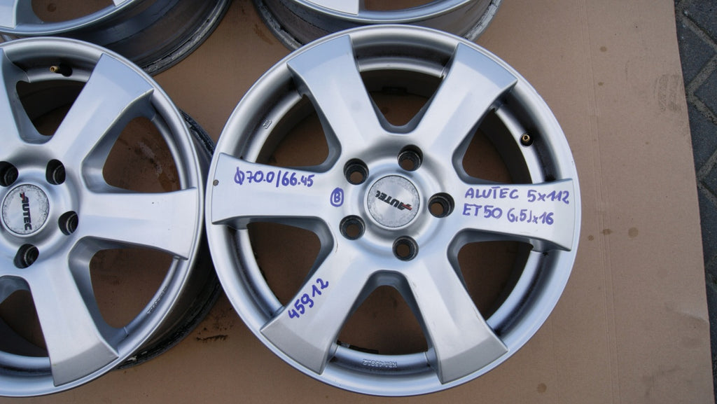 4x Alufelge 16 Zoll 6.5" 5x112 Rim Wheel FEL1391918674vk