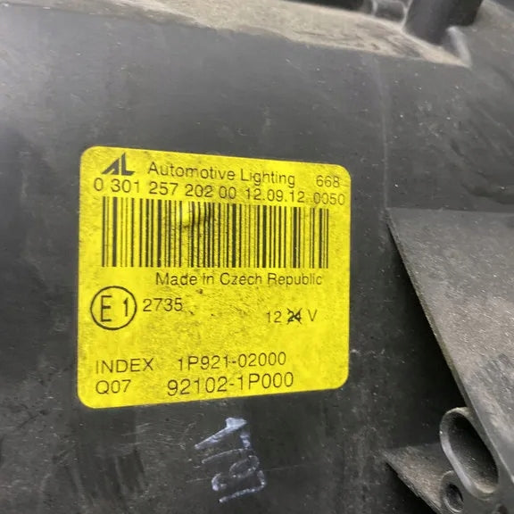 Frontscheinwerfer Kia Venga 921021P000 Rechts Scheinwerfer Headlight SCH1209158967ac