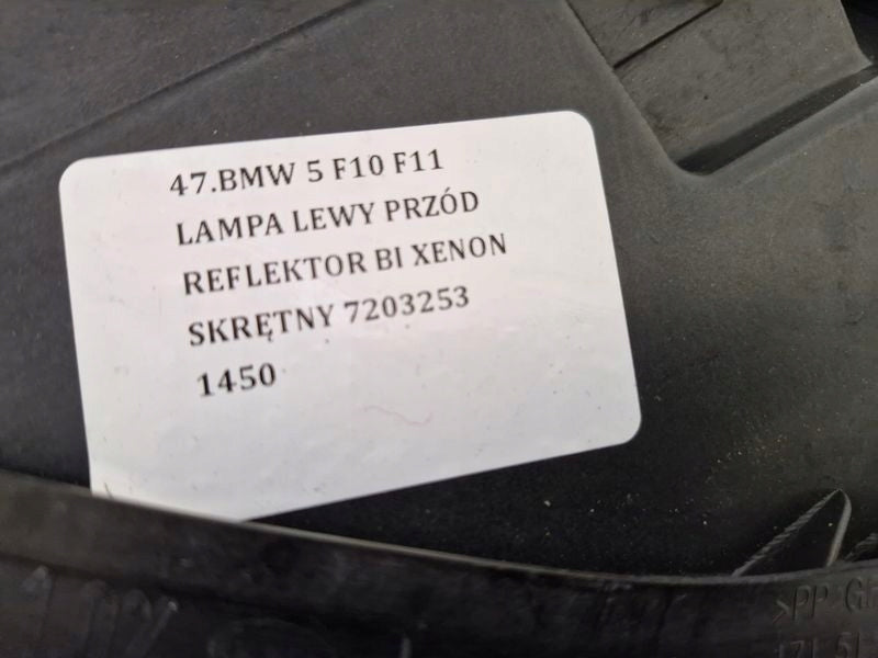 Frontscheinwerfer BMW 5 F11 F10 7203253- Links Scheinwerfer Headlight SCH1655027124eh
