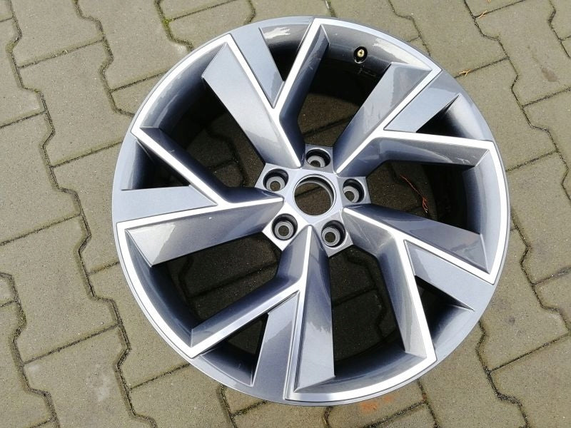 1x Alufelge 19 Zoll 7.0" 5x112 43ET Glanz Graphit 565601025K Mg Kodiaq Rim Wheel FEL2235361144eb