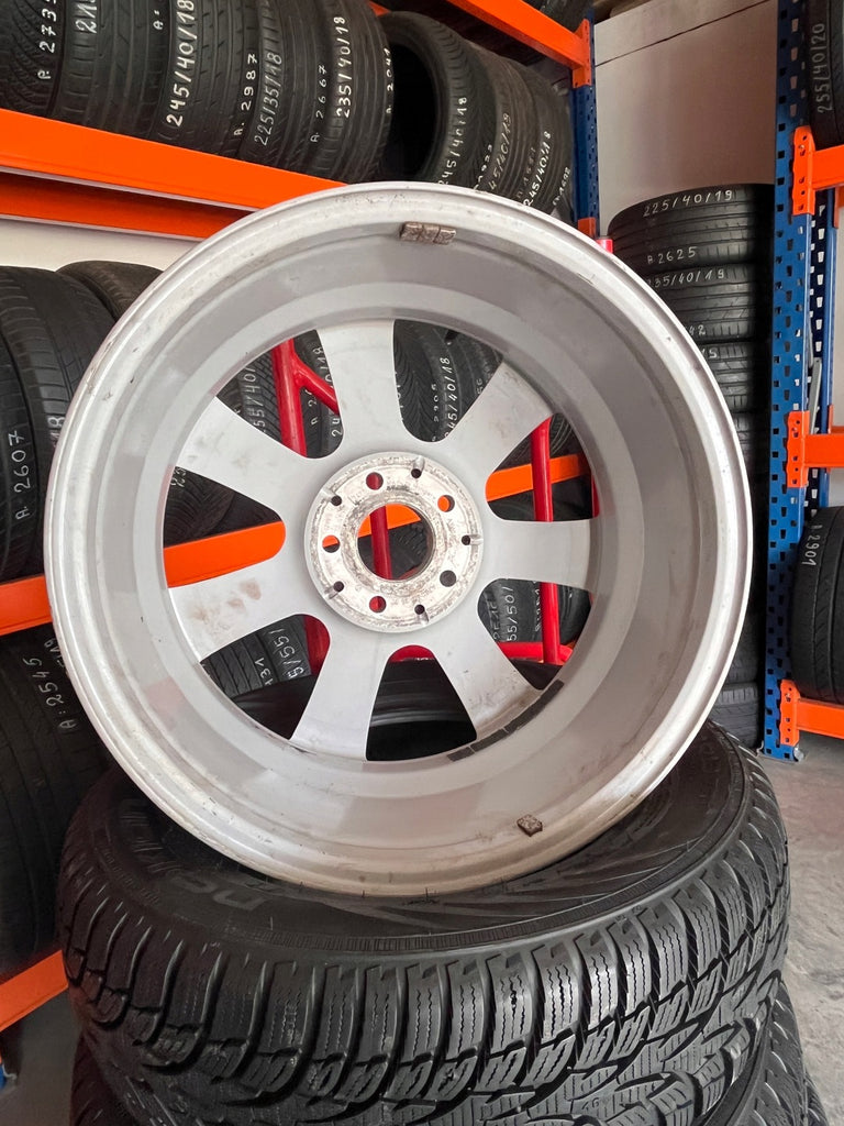 1x Alufelge 17 Zoll 7.5" 5x112 42 5ET Glanz Silber A2044013502 Mercedes-Benz