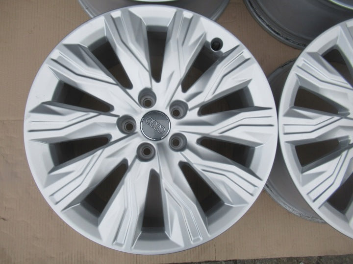 4x Alufelge 18 Zoll 7.5" 5x112 39ET Glanz Silber 8W0071498 Audi Rim Wheel FEL6318668900tu