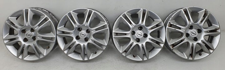 4x Alufelge 16 Zoll 6.0" 4x100 37ET Schwarz Opel Meriva Corsa E D Rim Wheel FEL7797532194hl