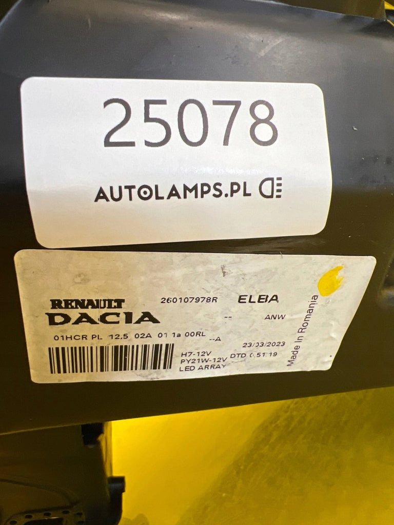 Frontscheinwerfer Dacia Sandero III 260107978R LED Rechts Scheinwerfer Headlight
