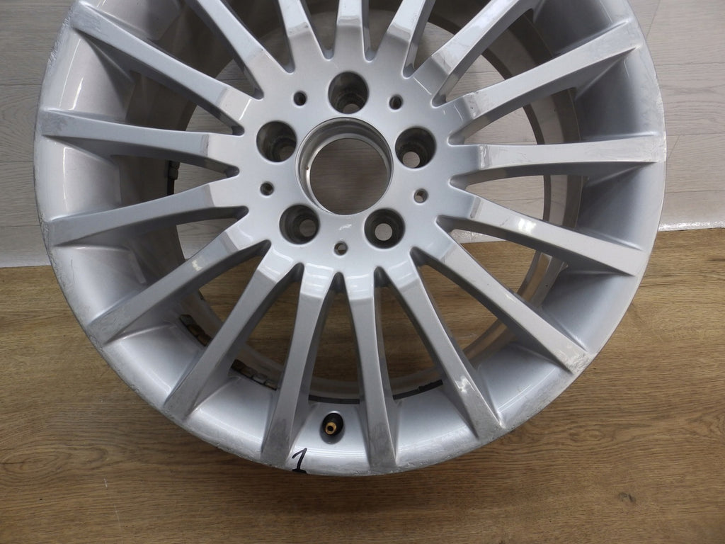 1x Alufelge 17 Zoll 7.5" 5x112 47ET Glanz Silber A2044011202 Mercedes-Benz