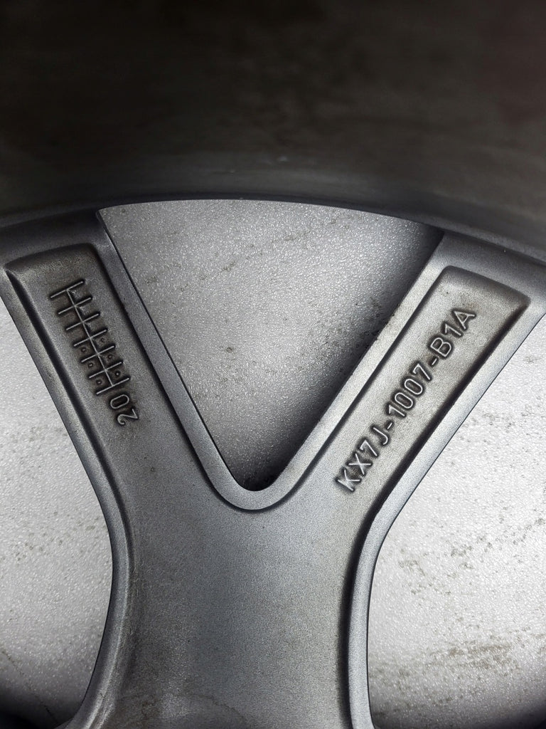 1x Alufelge 19 Zoll 8.0" 5x108 55ET KX7C-1007-B1A Ford Mondeo Galaxy Rim Wheel