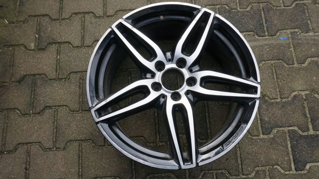 1x Alufelge 19 Zoll 8.0" 5x112 43ET Glanz A2134013700 Mercedes-Benz Mg Cls