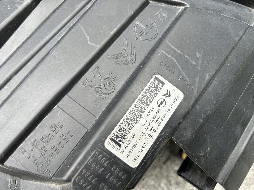 Frontscheinwerfer Citroën Jumpy Zafira C Vivaro 9808567780 Links Headlight SCH6854704897as