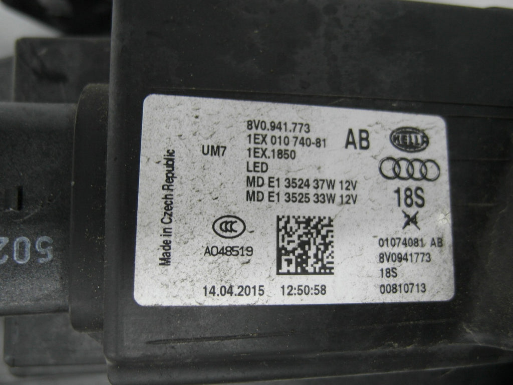 Frontscheinwerfer Audi A3 8V0941773 Full LED Links Scheinwerfer Headlight SCH5558289350bd