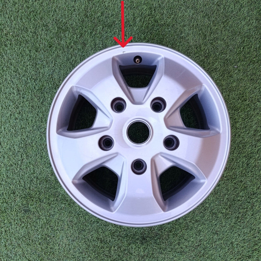 1x Alufelge 16 Zoll 6.5" 5x160 60ET BK21-GA Ford Transit Custom Rim Wheel FEL5516505949mm