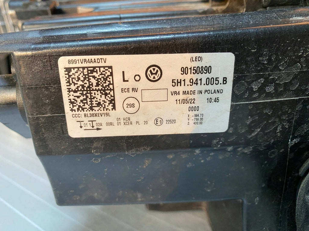 Frontscheinwerfer VW Golf VIII 5H1941005B LED Links Scheinwerfer Headlight SCH2456030644jh