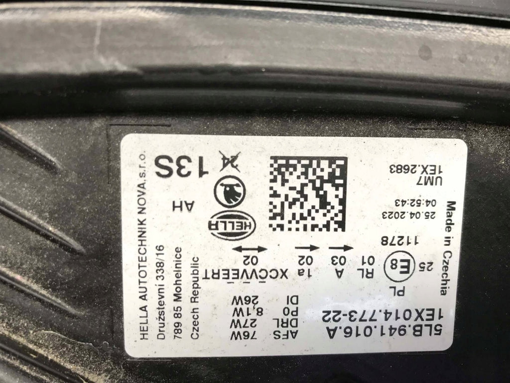 Frontscheinwerfer Skoda Superb 5LB941016A Rechts Scheinwerfer Headlight SCH1236492270lf