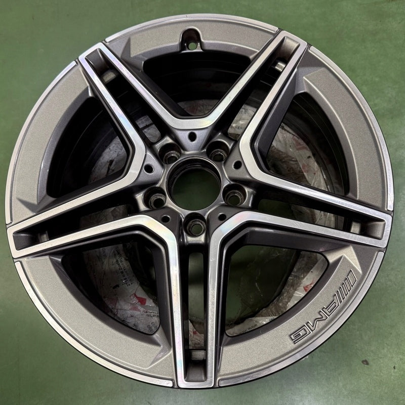 1x Alufelge 18 Zoll 7.5" 5x112 49ET Glanz Schwarz A1774011500 Mercedes-Benz Amg FEL6831620162zu