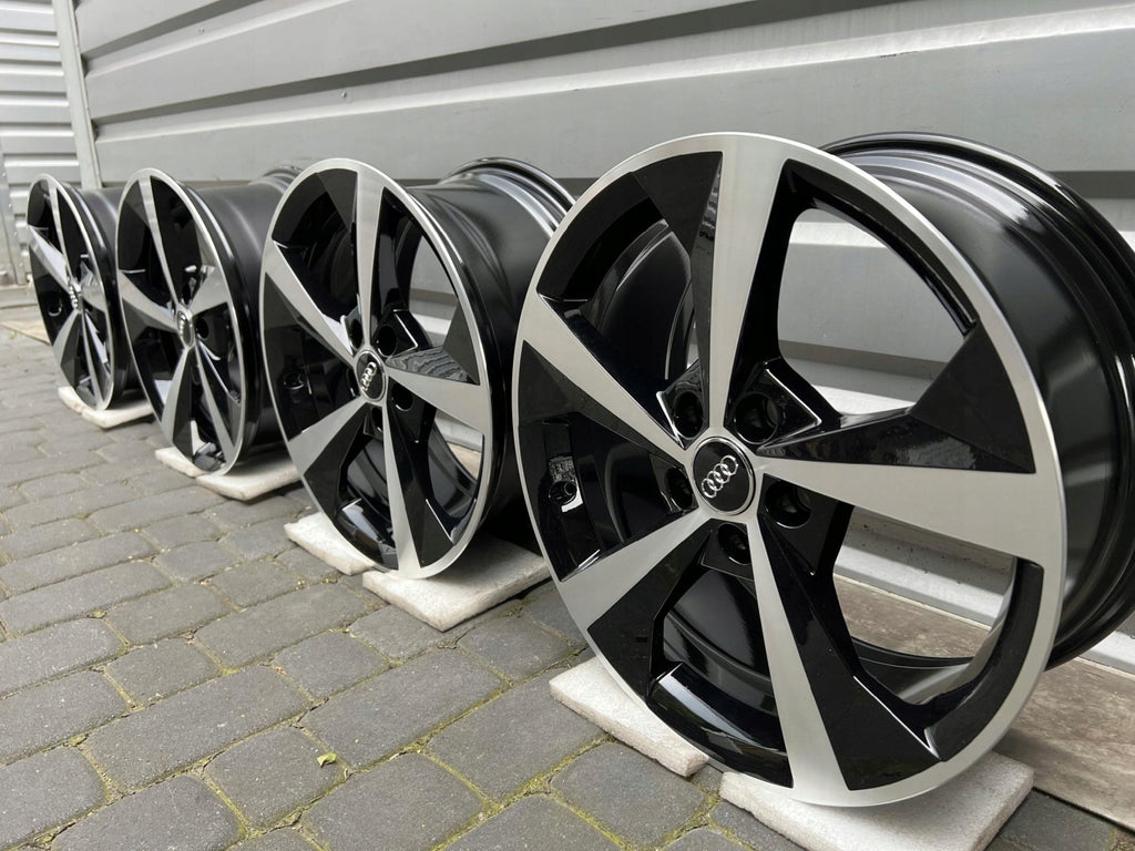 4x Alufelge 18 Zoll 8.0" 5x112 46ET Glanz Silber 8Y0601025J Audi Rim Wheel FEL7680903681kv