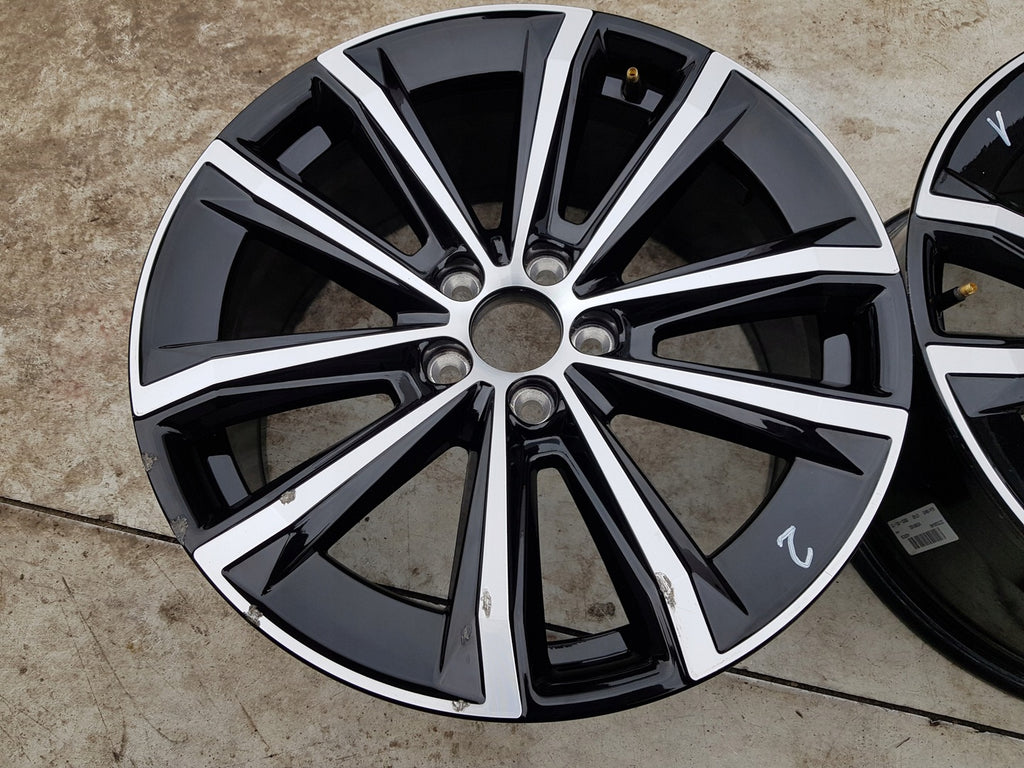 1x Alufelge 18 Zoll 8.0" 5x108 42ET Glanz Schwarz 32358646 Volvo S60 V60 V90
