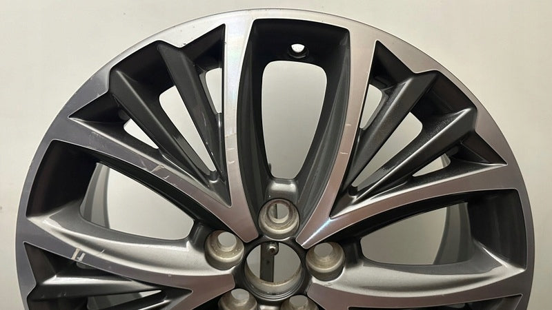 1x Alufelge 17 Zoll 6.5" 5x100 50ET Glanz Graphit PW457-0D005 Mg Yaris Rim Wheel FEL4163324190ea