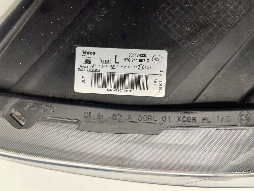 Frontscheinwerfer Seat Ateca 576941007G LED Ein Stück (Rechts oder Links)