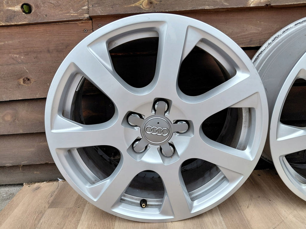 4x Alufelge 17 Zoll 7.0" 5x112 37ET Glanz Silber 8R0601025E Audi Q5 Rim Wheel FEL2934433260uv