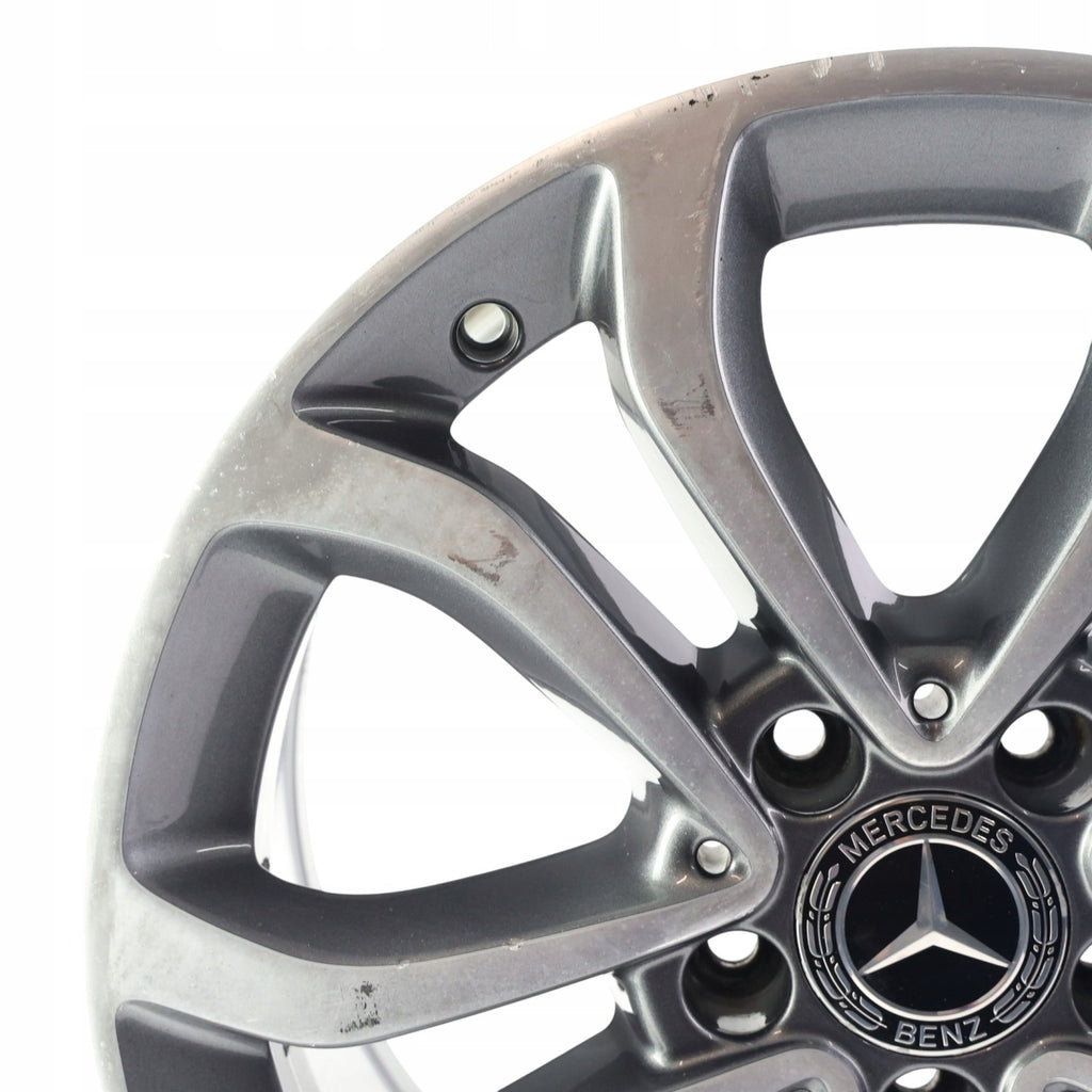 1x Alufelge 17 Zoll 8.0" 5x112 A2054013900 Mercedes-Benz W205 Rim Wheel FEL6017444835ts