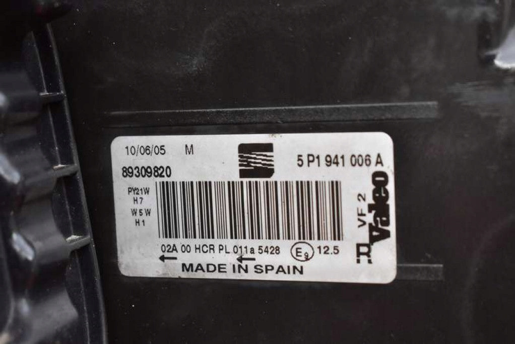 Frontscheinwerfer Seat Altea 5P1941006A Rechts Scheinwerfer Headlight